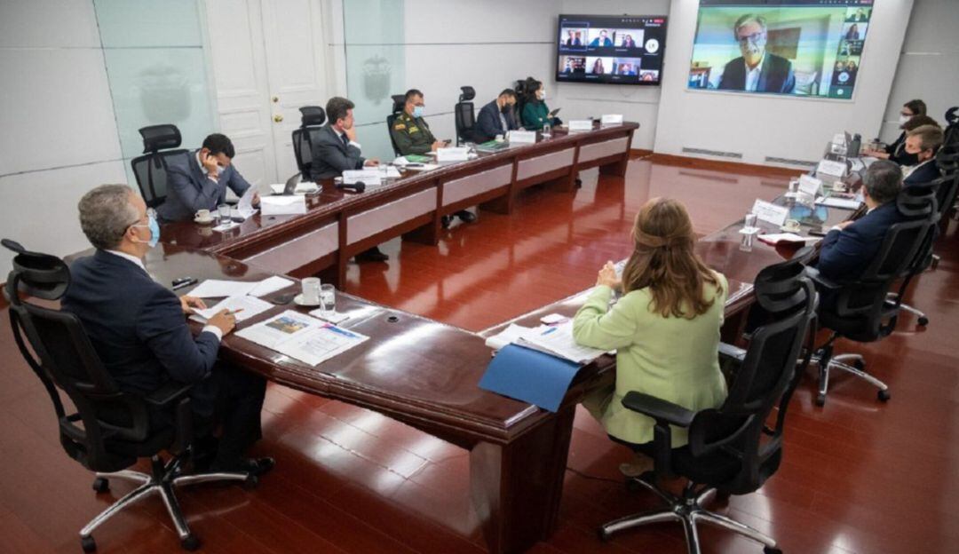 Reunión presidente Iván Duque con José Miguel Vivanco