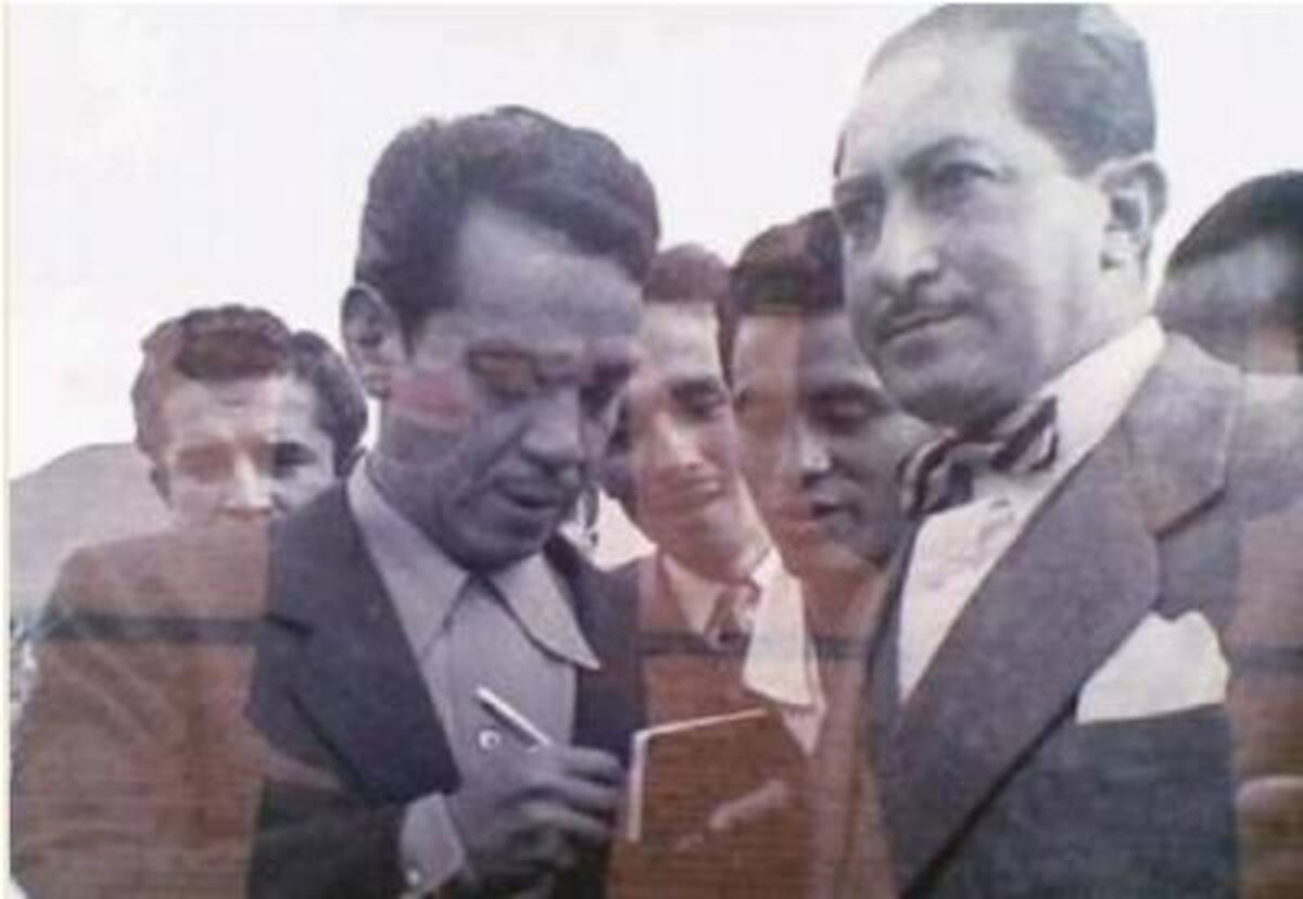 DE IZQ-DER: Mario Moreno “Cantinflas” y Alfonso Senior