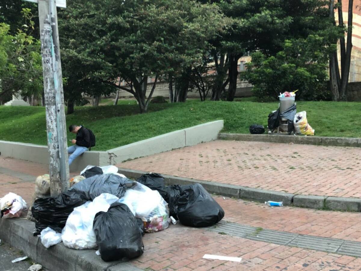 Basura en calles de Bogotá