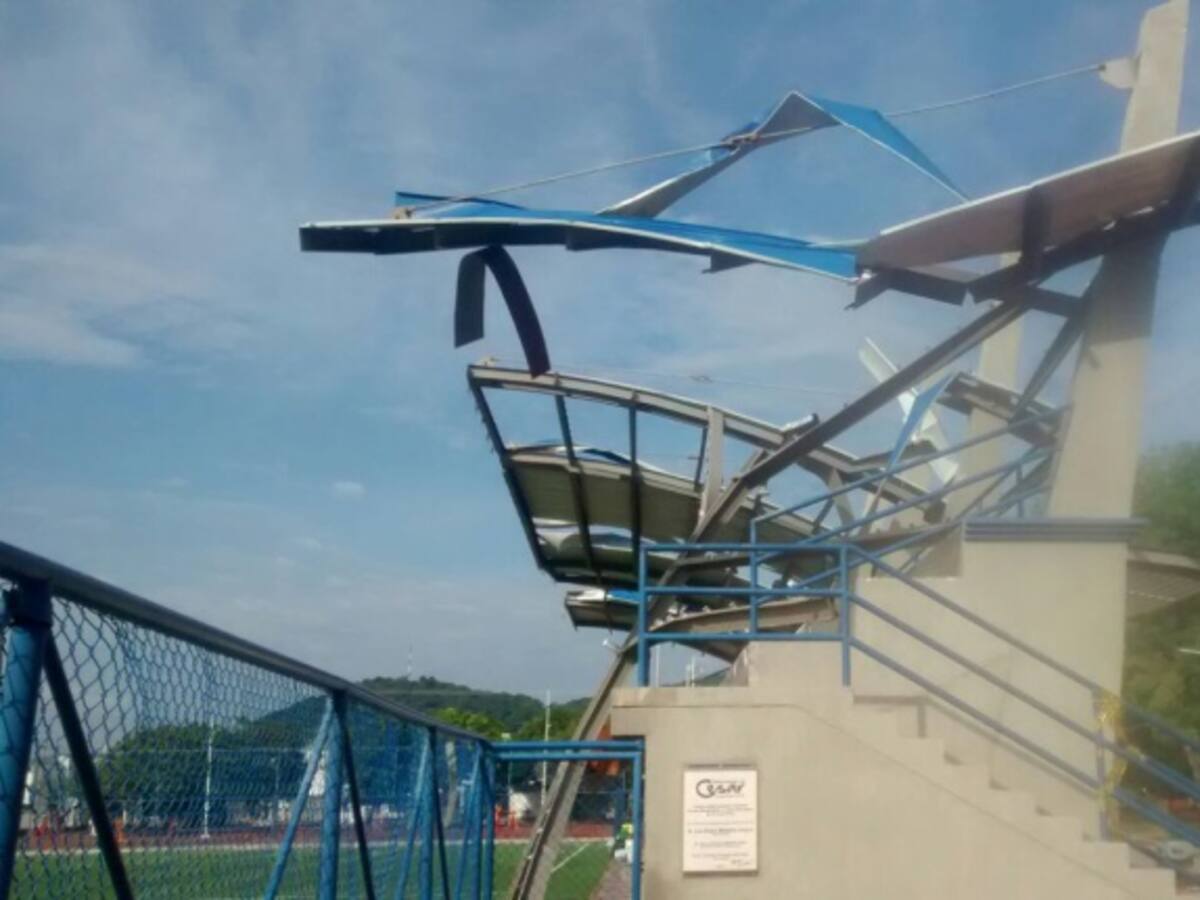 Evalúan daños causados por vendaval en Valledupar