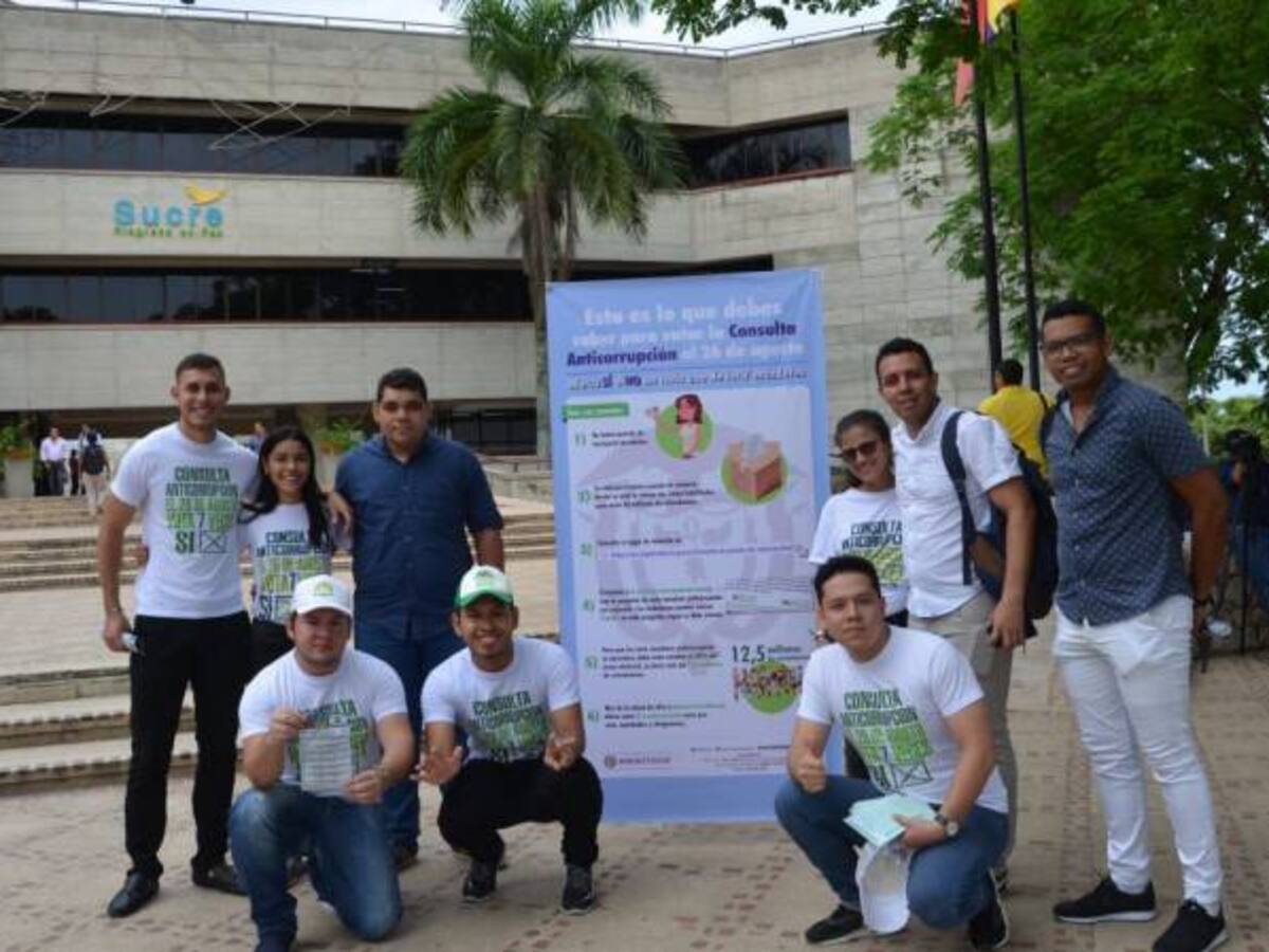 La Gobernación de Sucre acompaña pedagogía de consulta anticorrupción