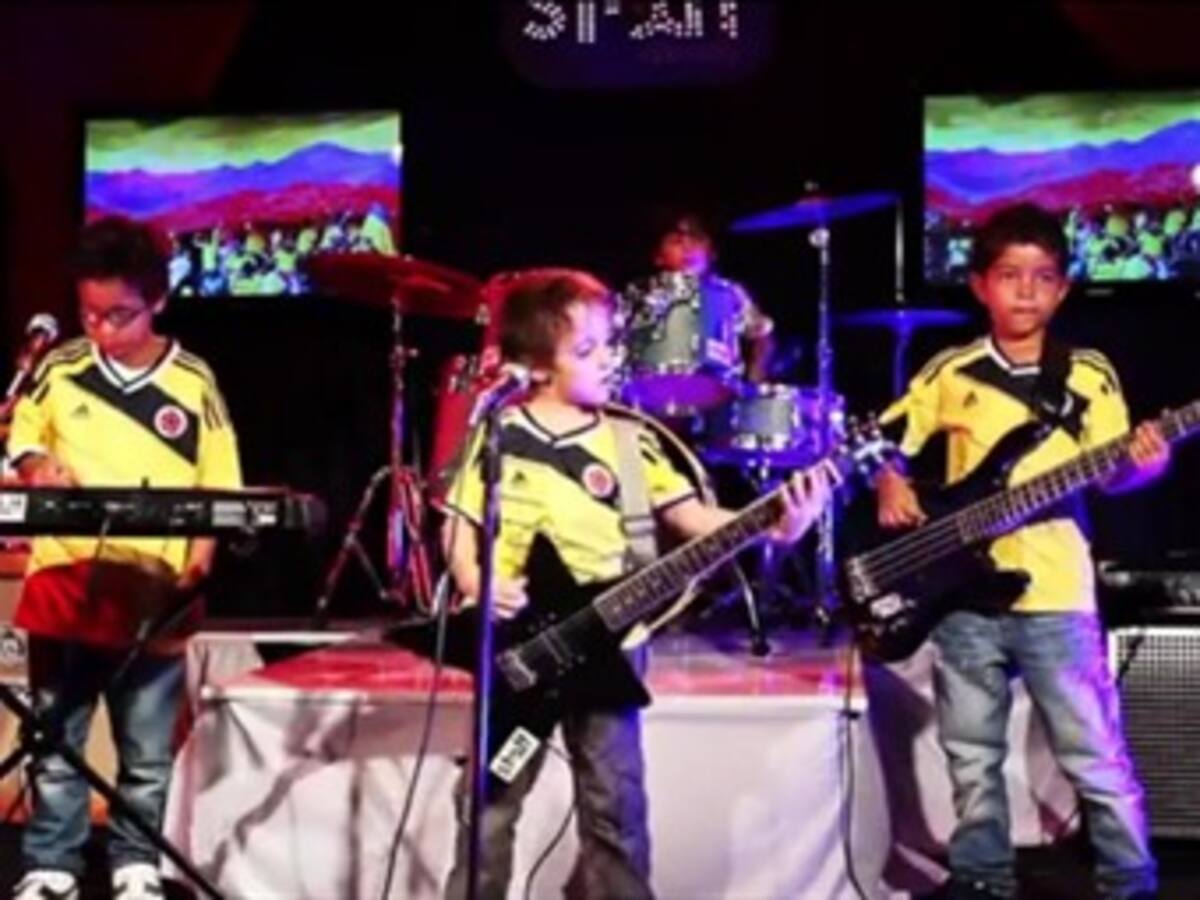 Niños de Medellín hicieron video para la selección Colombia