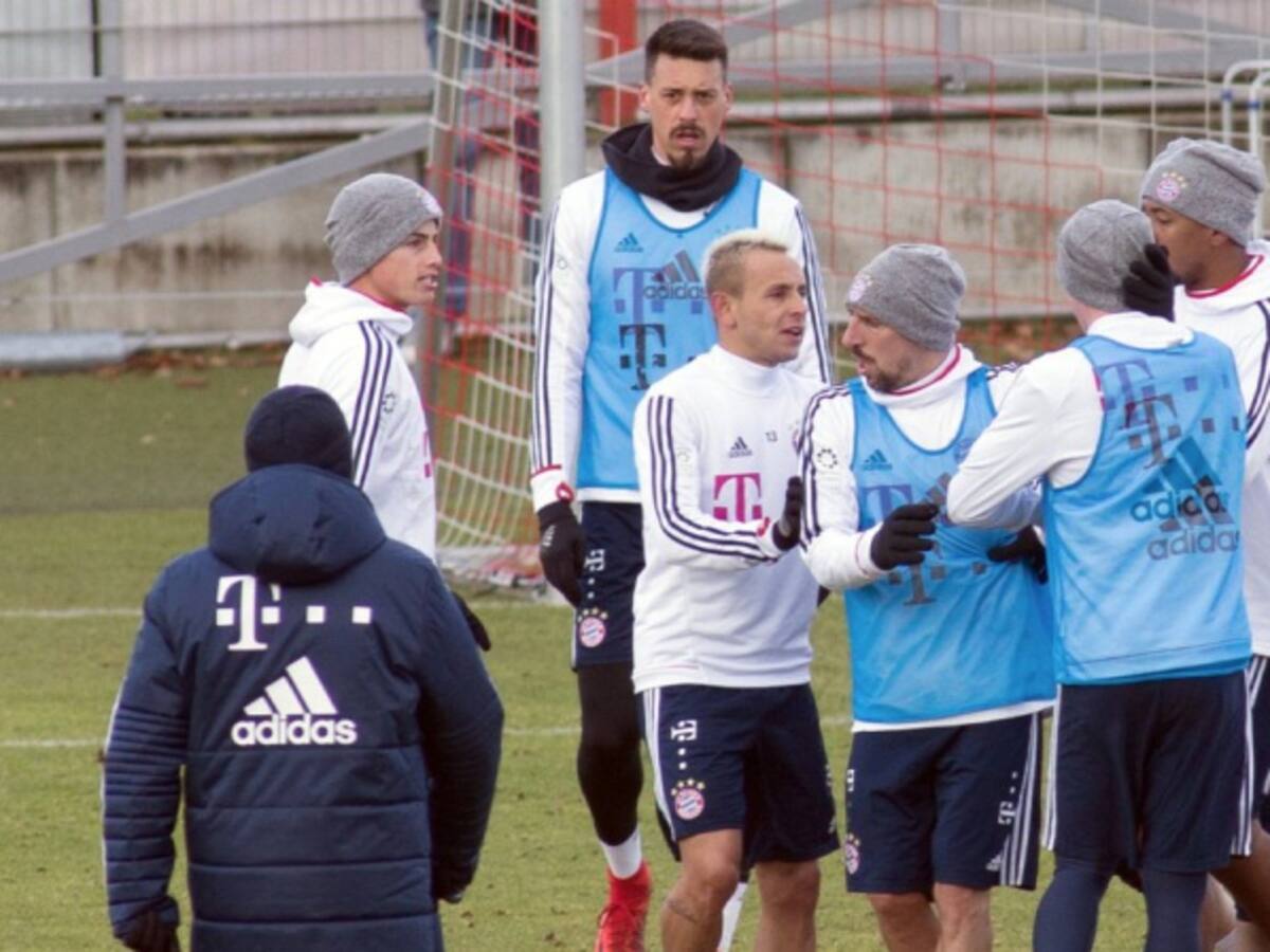 Heynckes le resta importancia a roce de James con un compañero en el Bayern