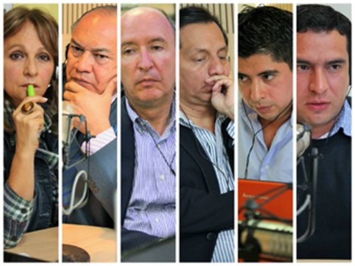 Panelistas en Hora 20 del 31 de marzo