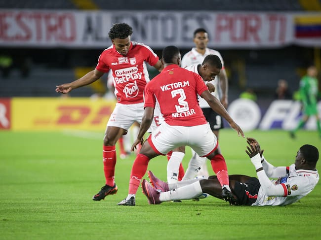 Caracas FC vs Santa Fe por Copa Sudamericana // Foto de Colprensa