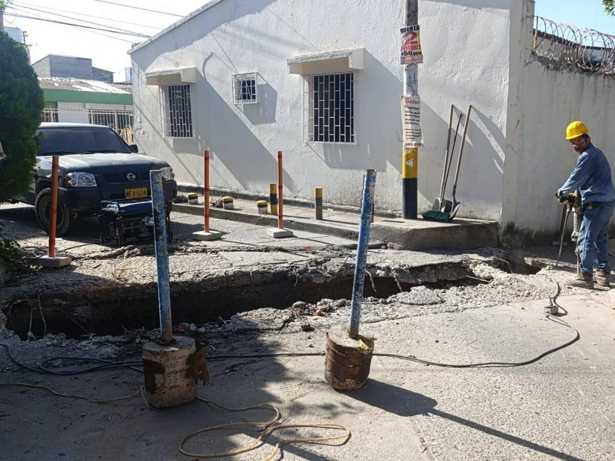 Alcaldía interviene puente deteriorado en el barrio Buenos Aires tras clamor ciudadano
