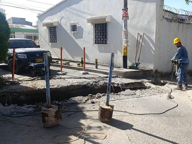 Alcaldía interviene puente deteriorado en el barrio Buenos Aires tras clamor ciudadano