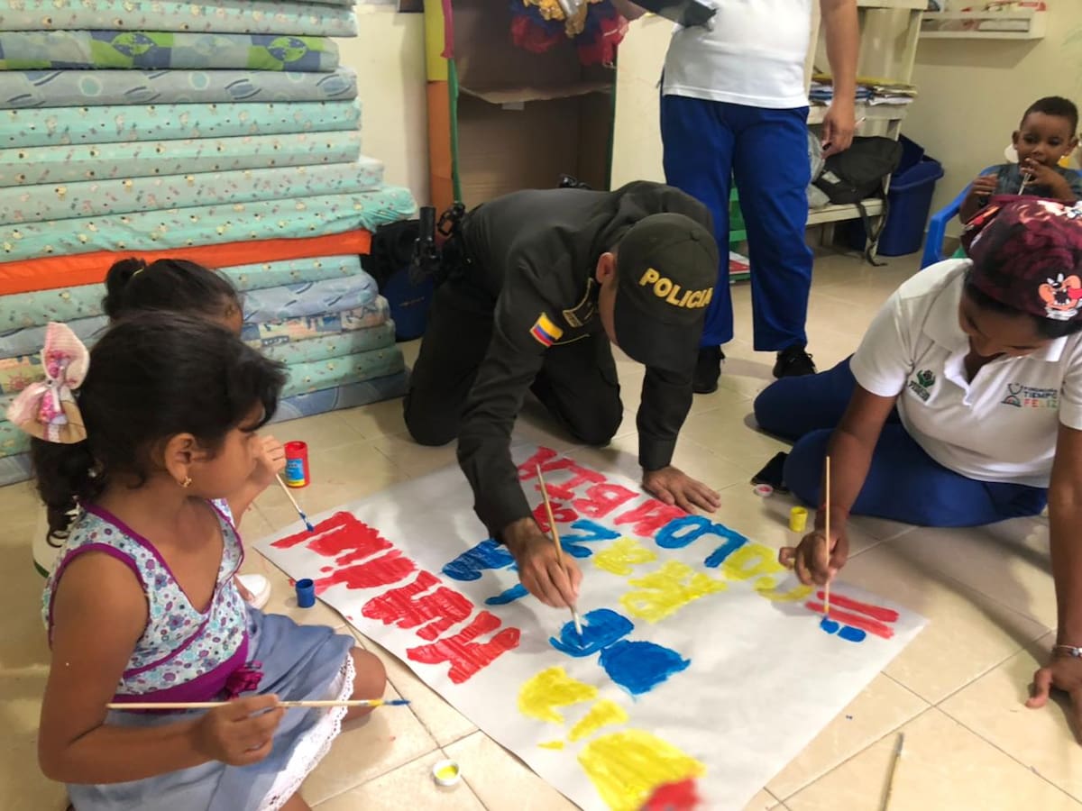 Policía incentivó ‘Pacto por la Igualdad’ con niños y niñas en Arjona