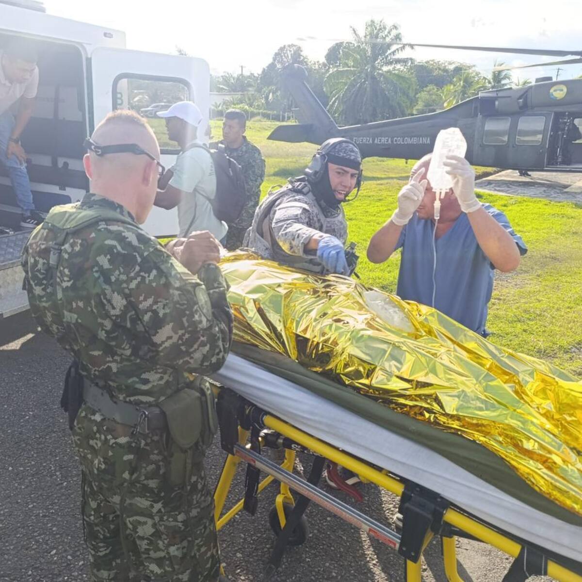Soldado quedó con graves heridas por un campo minado en Chocó y fue evacuado hacia Apartadó