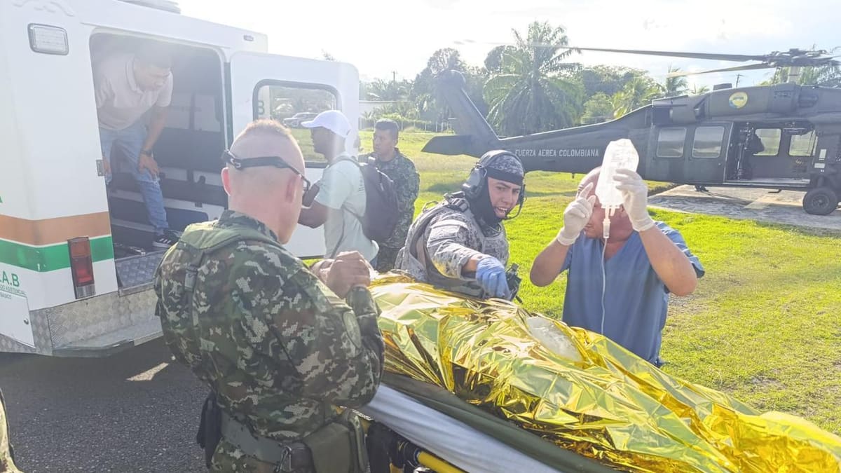 Soldado quedó con graves heridas por un campo minado en Chocó y fue evacuado hacia Apartadó