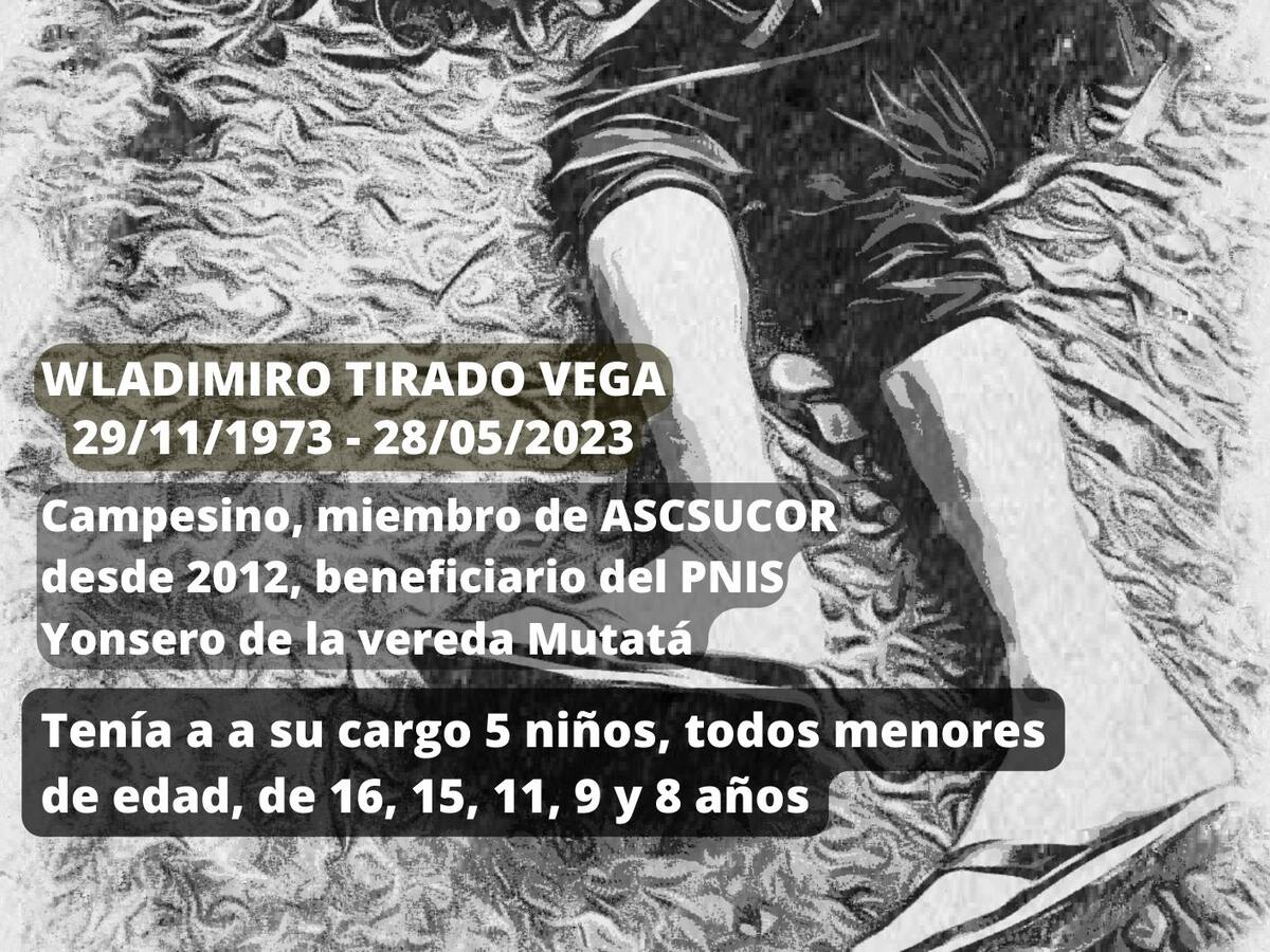 Tras asesinato de campesino, Defensoría pide garantías para comunidades del sur de Córdoba