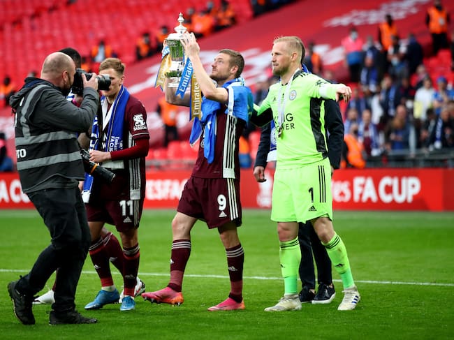 Leicester City celebrando la FA Cup. Foto: Getty Images.