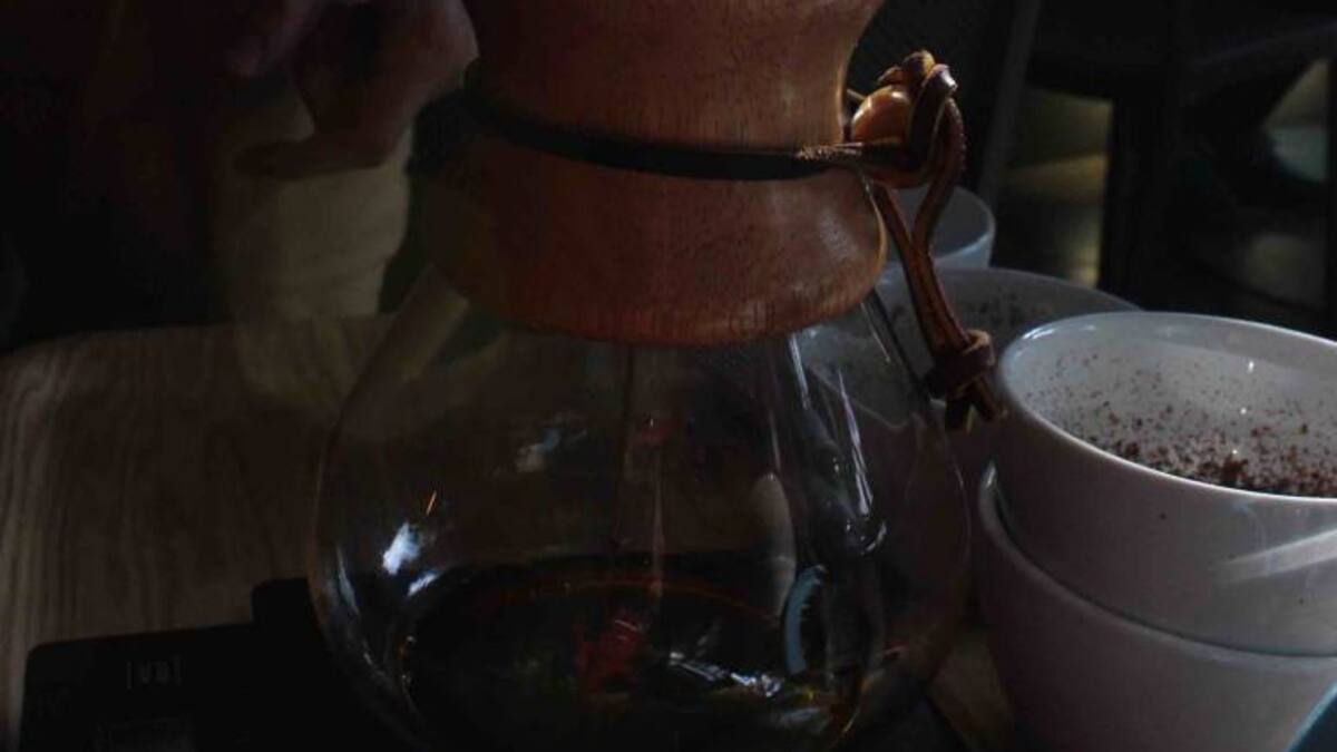 Elaboración de Café con Chemex