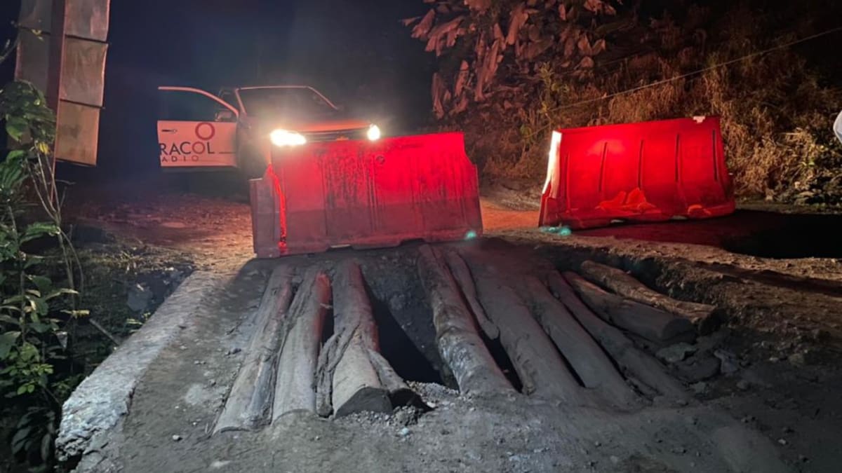 Tras protesta, estos fueron los compromisos para la vía Santa María - Ubalá