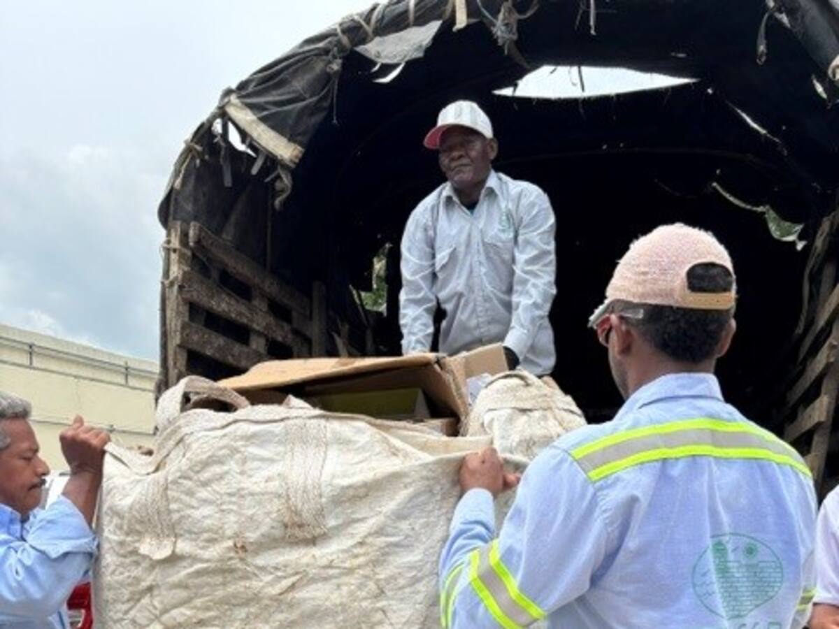 Surtigas entregó más de 52 toneladas de material aprovechable en Cartagena