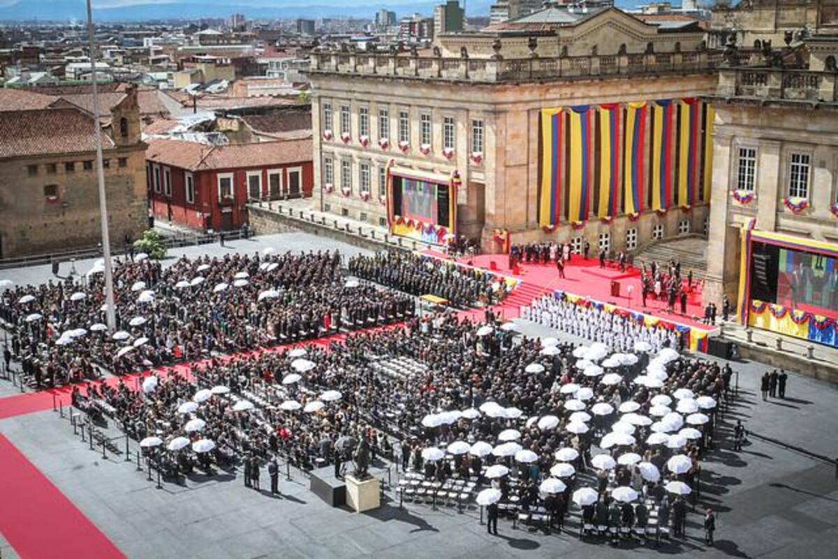 Ceremonia de la posesión del presidente Juan Manuel Santos.