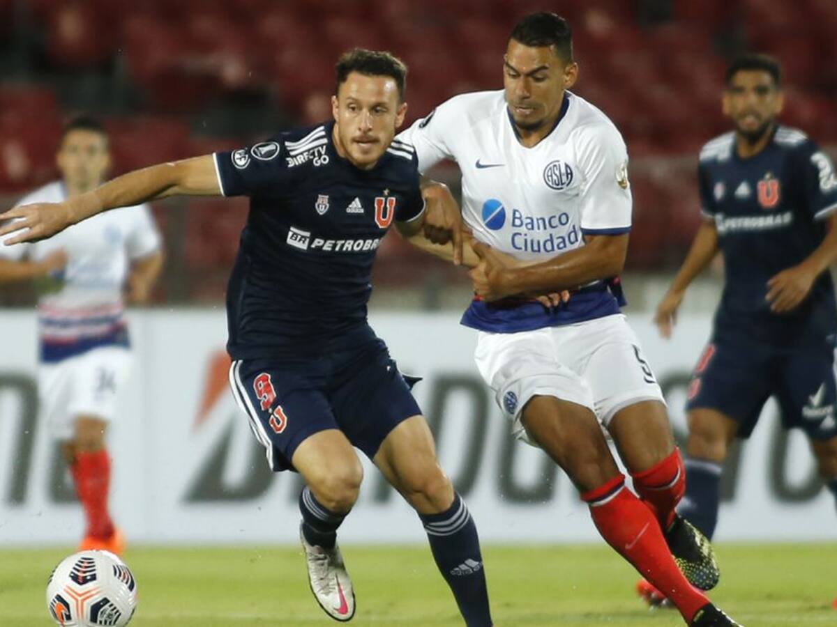 Yeison Gordillo figura con San Lorenzo en Copa Libertadores ante U de Chile