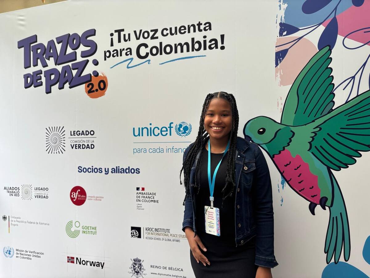 Joven atlanticense se destacó en el concurso ‘Trazos de Paz’ liderado por UNICEF