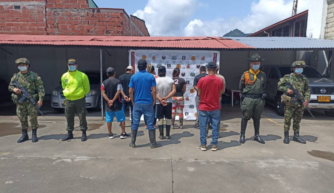 Continúan los operativos en Caldas por explotación ilícita de yacimientos. Crédito: Batallón Ayacucho.