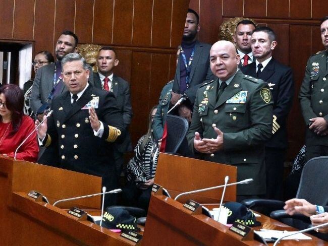 Brigadier General Nicolás Zapata y Vicealmirante Juan Ricardo Rozo, aspiran a ascender de cargo.