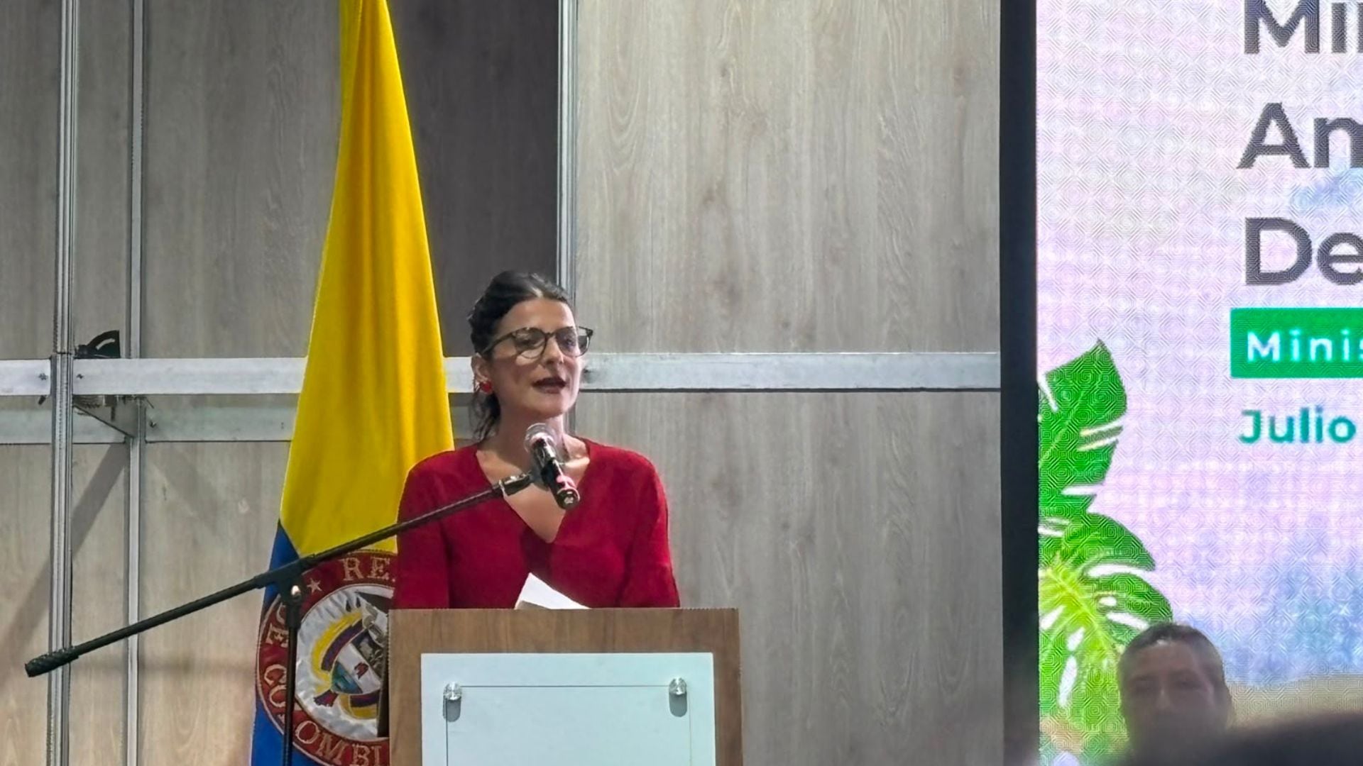 Ministra de Ambiente (e), Irene Vélez.