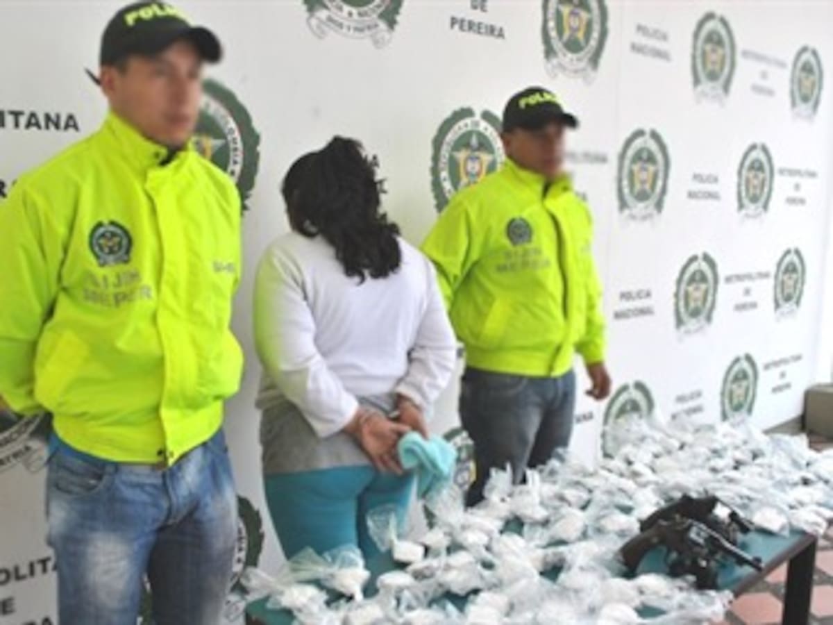En Manizales fue capturada una mujer con más de 3.000 dosis de bazuco