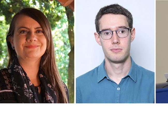 Carolina Patiño, Carlos Rodríguez y Sergio Forero