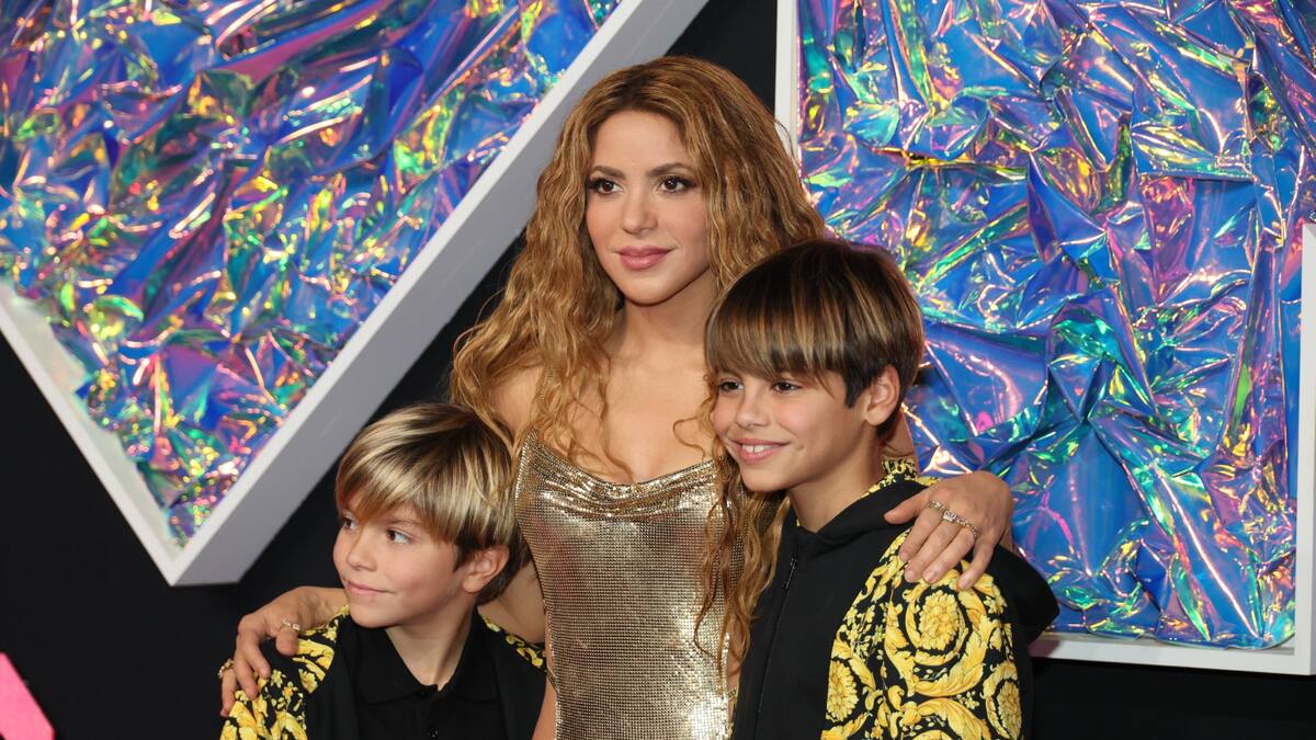 Shakira feliz con el nuevo proyecto musical de sus hijos Milan y Sasha