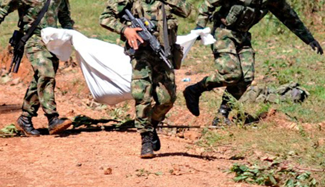 Soldado abatido en conflicto armado 