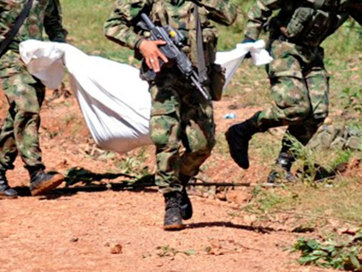 Un disidente muerto y un soldado herido dejó enfrentamiento en el Cauca