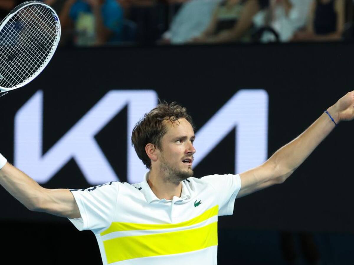 Daniil Medvedev, el rival de Djokovic en la final del Australian Open