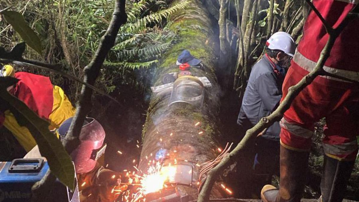 Los trabajos de reparación en la red de acueducto en Ventaquemada se adelantan en su segunda fase