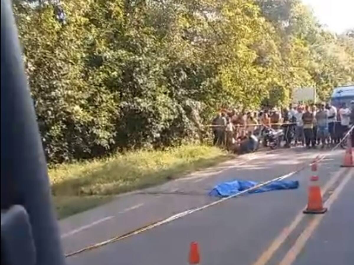 Murió motociclista tras ser arrollado por una camioneta en La Cordialidad