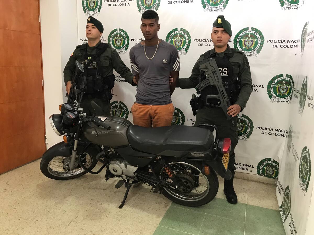 Capturan a ladrón que le disparó a una persona para robarla