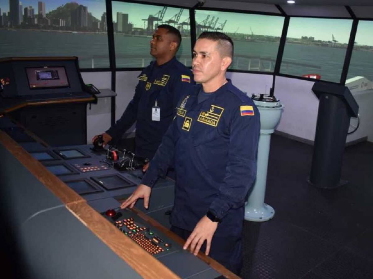 Colombia tiene simulador de puente Full Mission de 360° de visualización