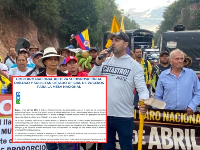 Gobierno Nacional no ha recibido lista de voceros que participarán en mesa de diálogo el 13 de abril. / Foto: Suministrada