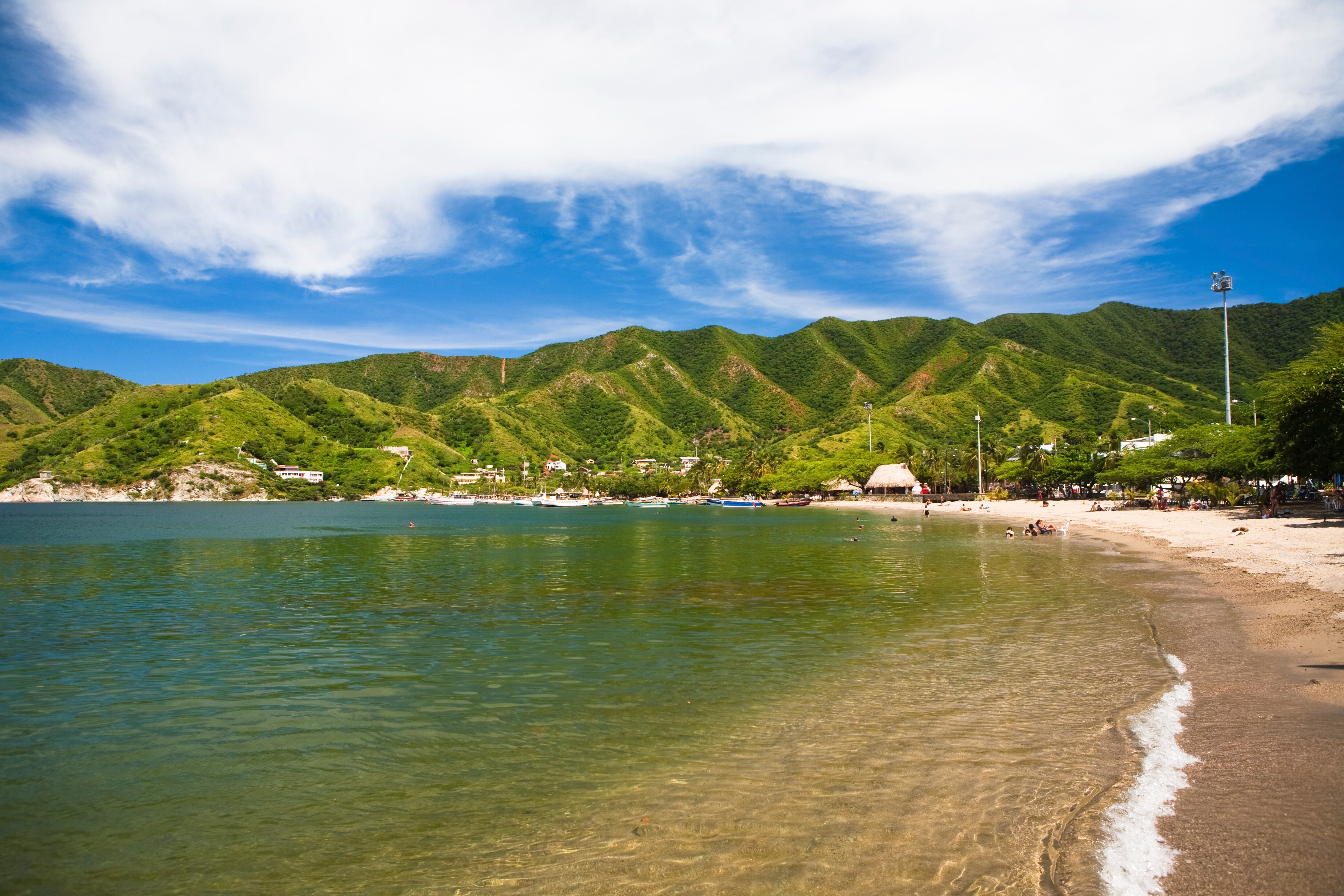 Playa en el Caribe colombiano (Getty Images)