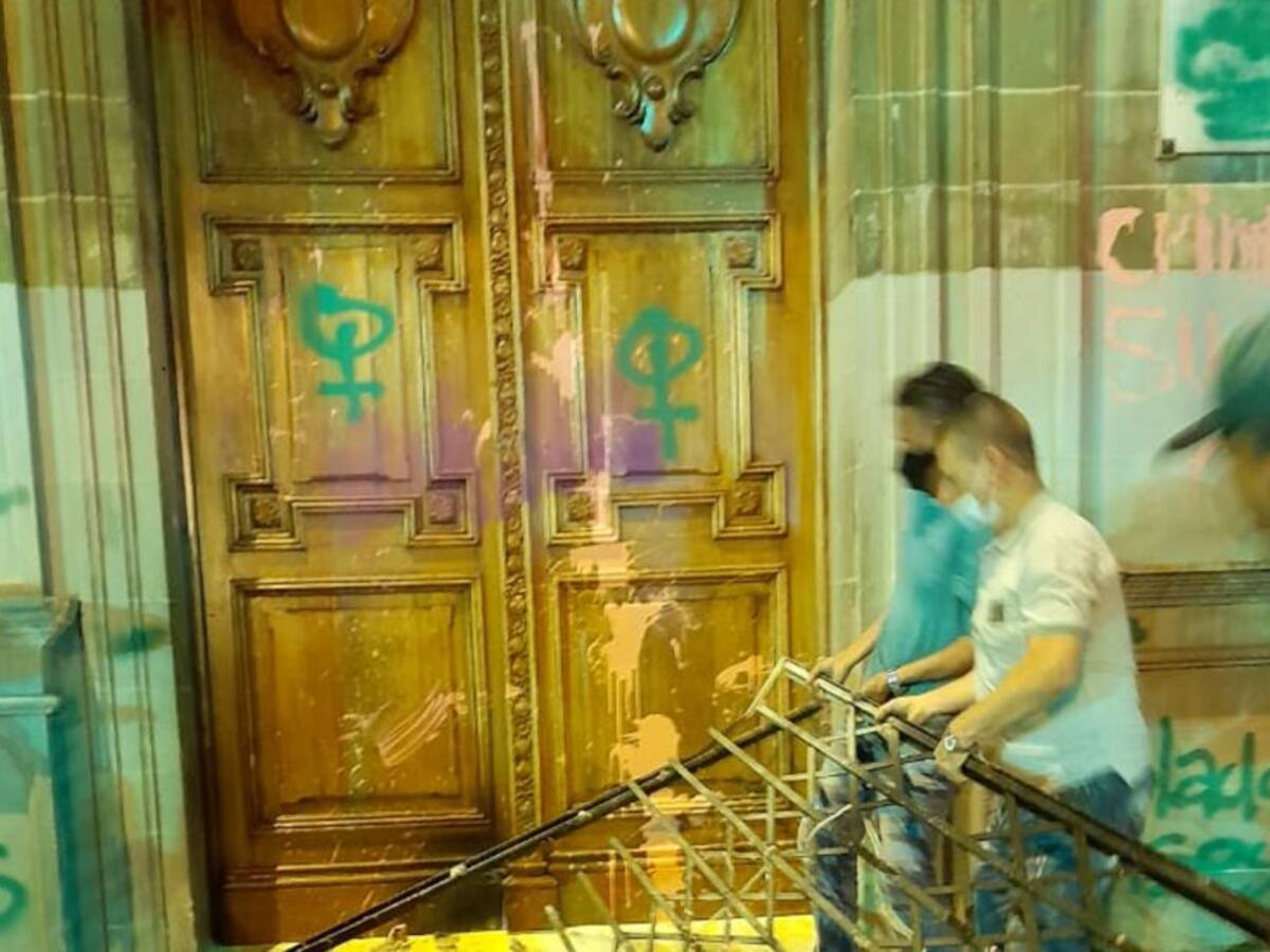 Daños por 20 millones deja protestas en Iglesia San Ignacio