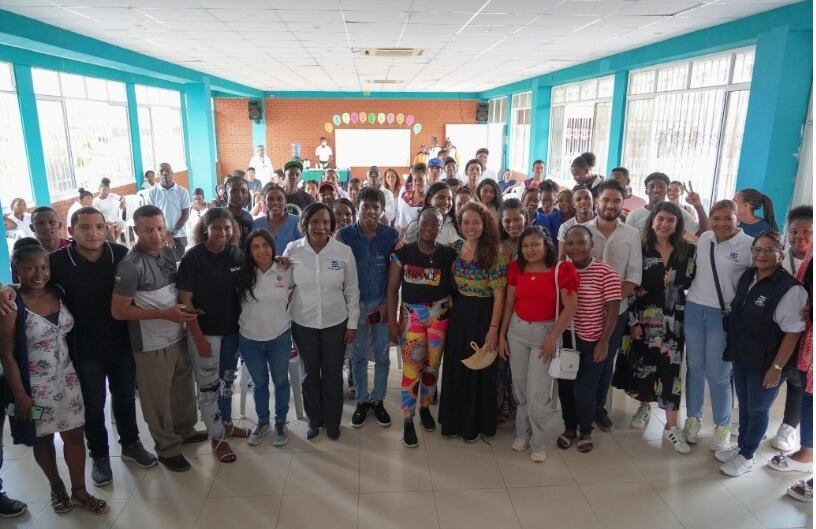 Encuentro con jóvenes- Foto: Min ciencias