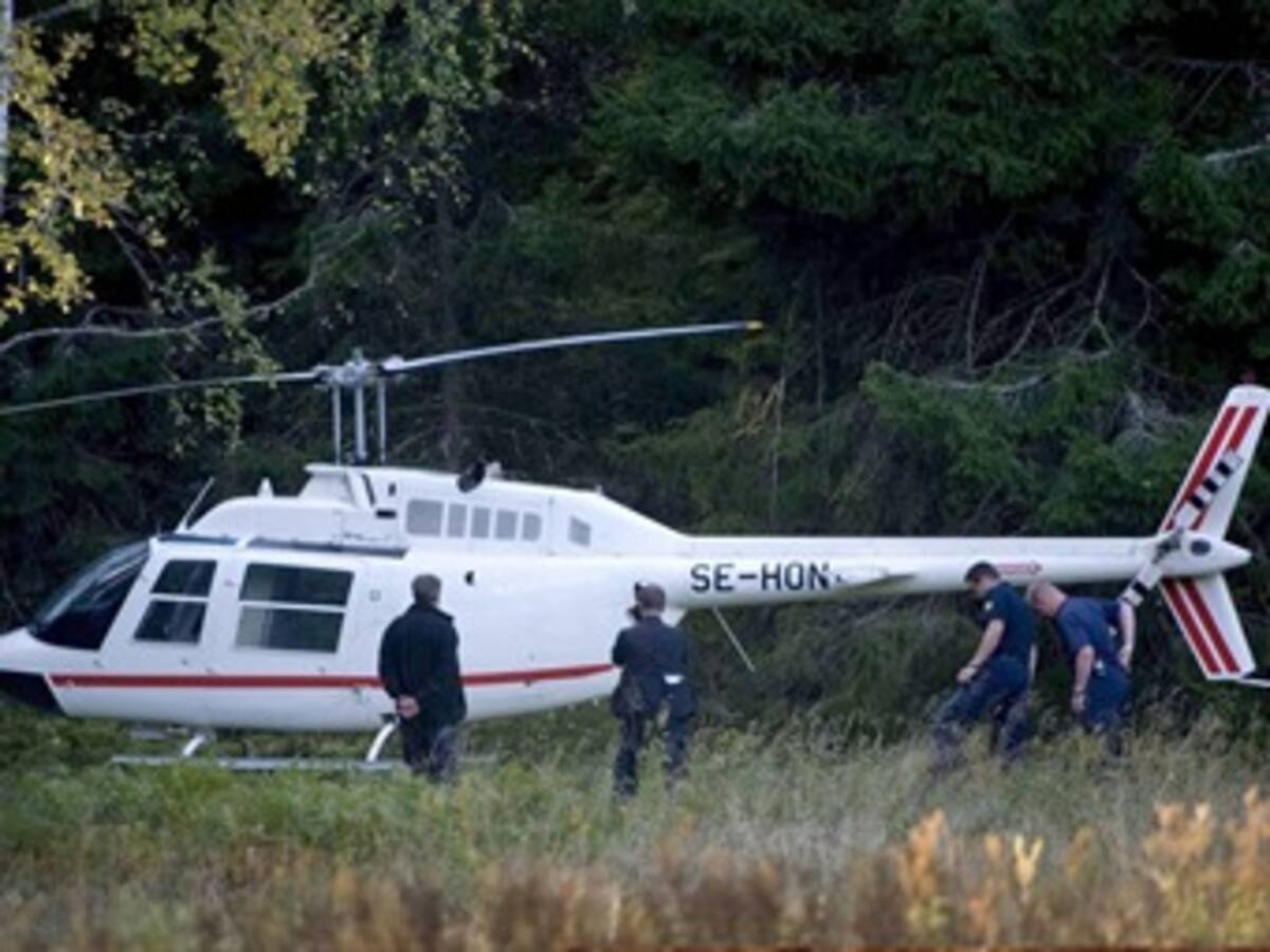Asaltan con un helicóptero una empresa en las afueras de Estocolmo
