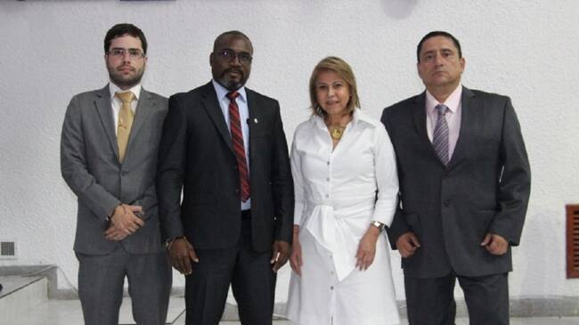 Candidatos: Oscar Fuentes Fernández, Yadir Antonio Torres Palacio, Noralba García Moreno y Felipe Fuentes Sanín
