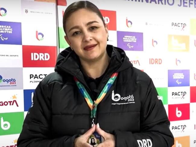 Luz Cristina López Trejos, nueva ministra del Deporte (Foto vía Juegos Panamericanos Juveniles Bogotá 2023)