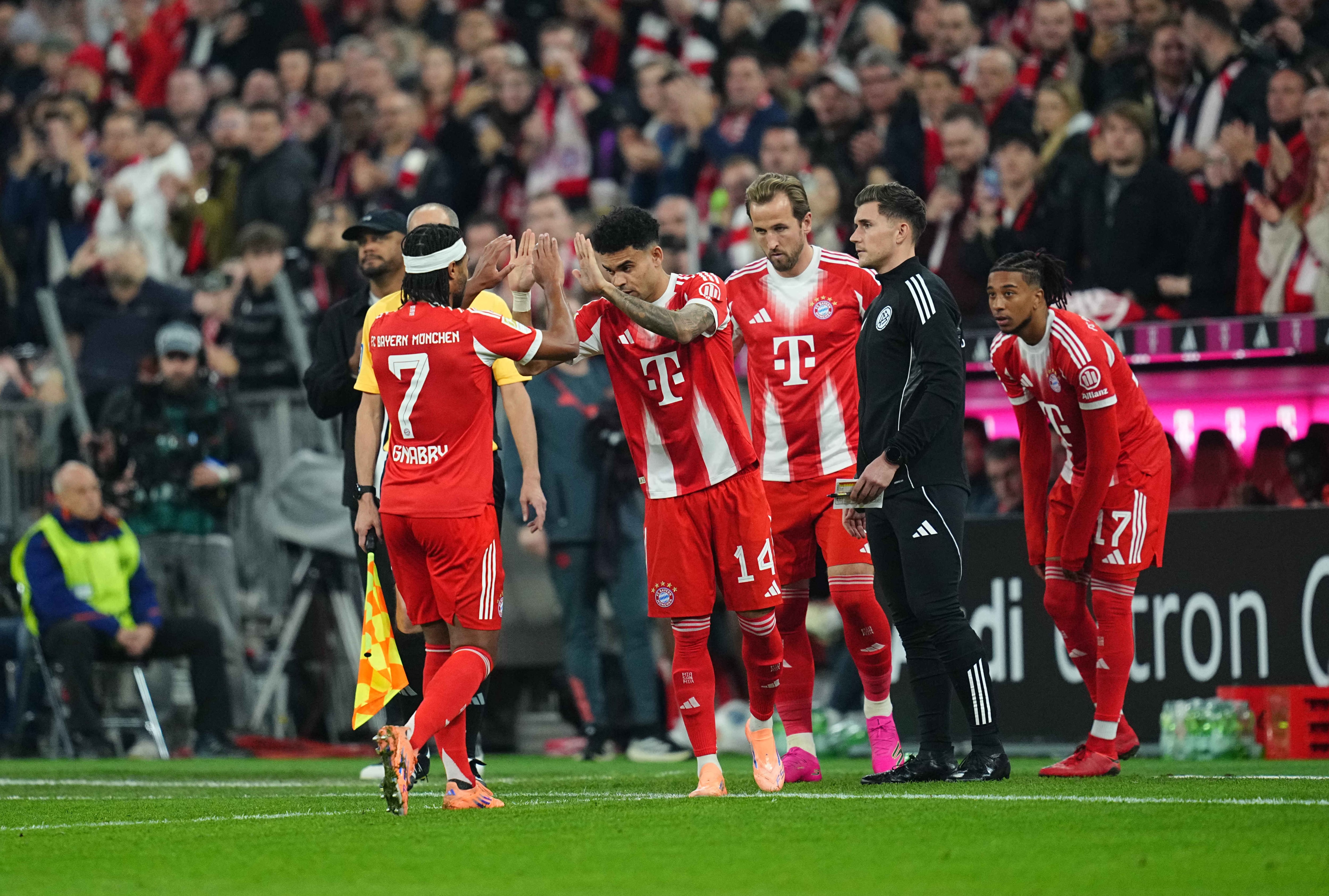 Luis Díaz ha disputado todos los partidos del Bayern Múnich en la temporada. (Photo by Ulrik Pedersen/NurPhoto via Getty Images)