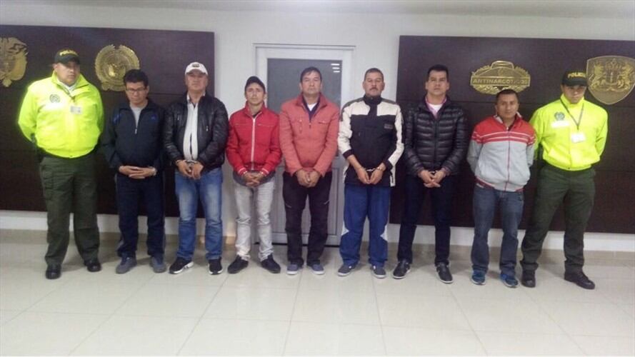 Red dedicada al tráfico de heroína . Foto: Policía Nacional