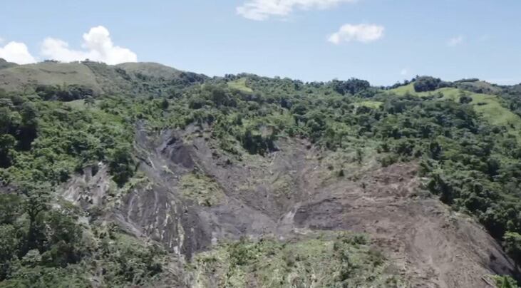 Remoción en masa en Paya, Boyacá / Cortesía: Alcaldía de Paya.
