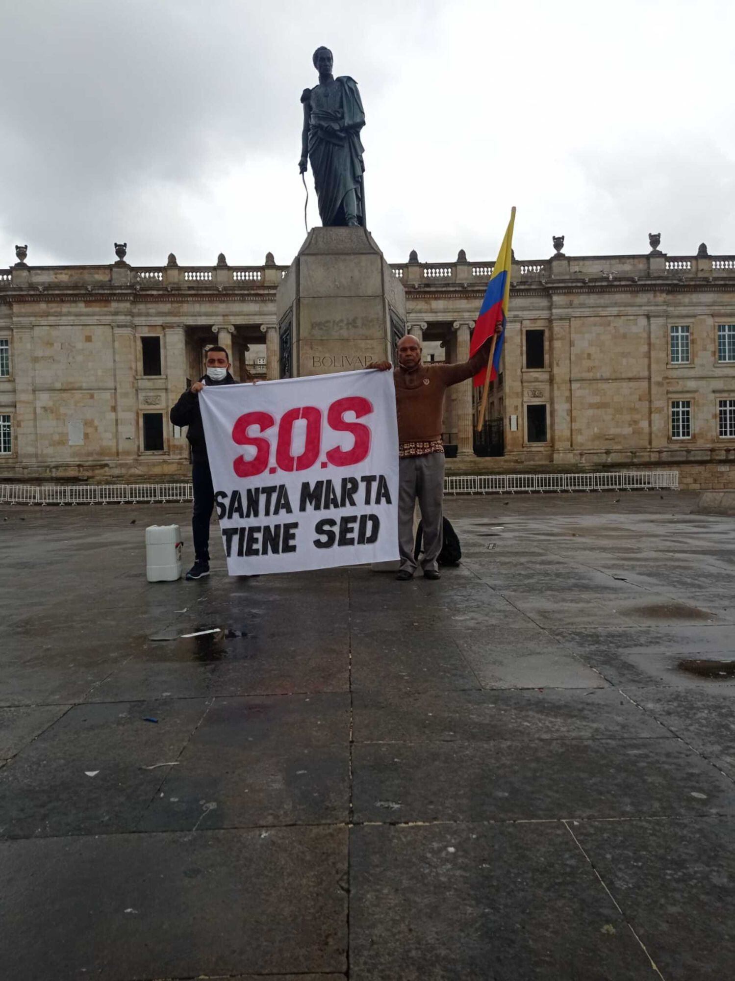 En este lugar los samarios buscan ser visibilizados/ Cristian Zabala