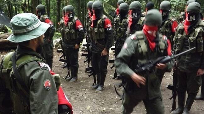 Guerrilla del Eln. Foto: Colprensa