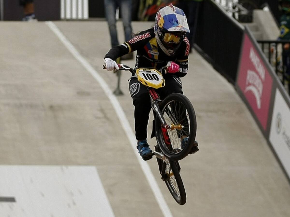 Mariana Pajón, campeona Mundial de BMX en Medellín