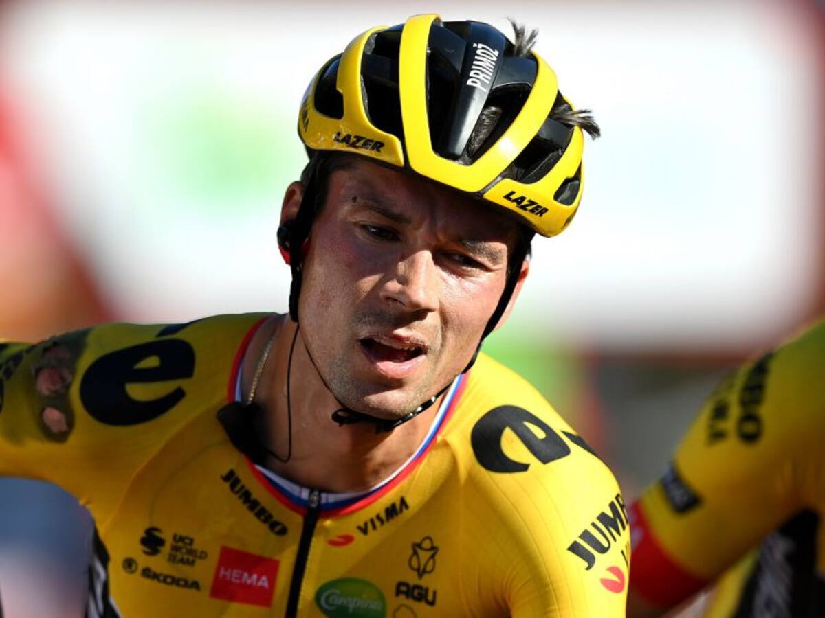 Primoz Roglic abandonó la Vuelta España