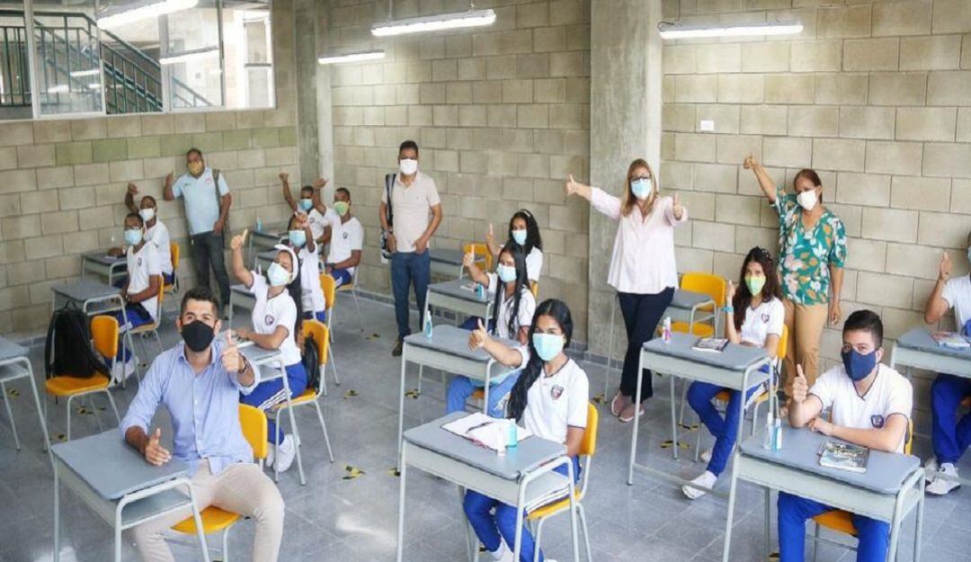 Alternancia en colegios de Barranquilla.